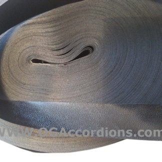 SMOOTH SILVER Bellows tape for accordion or melodeon 24 mm x 3 metres 